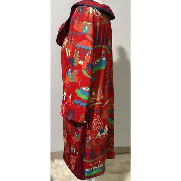 Gretchen Scott Ruffle neck red dress Goddess 16 - Picture 5 of 9